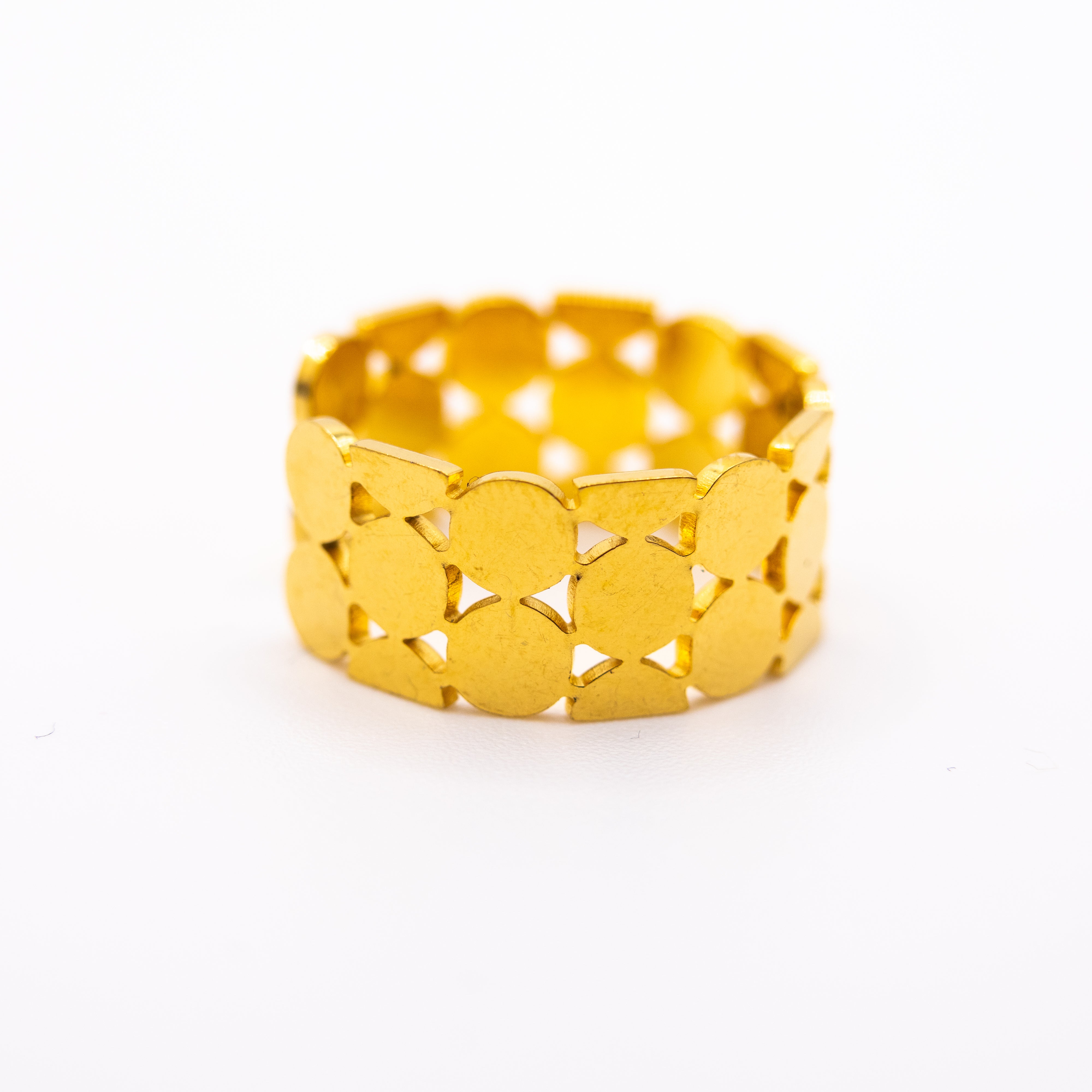 Bague Ajustable Stenna  – Acier inoxydable doré et argenté - Mineky Paris