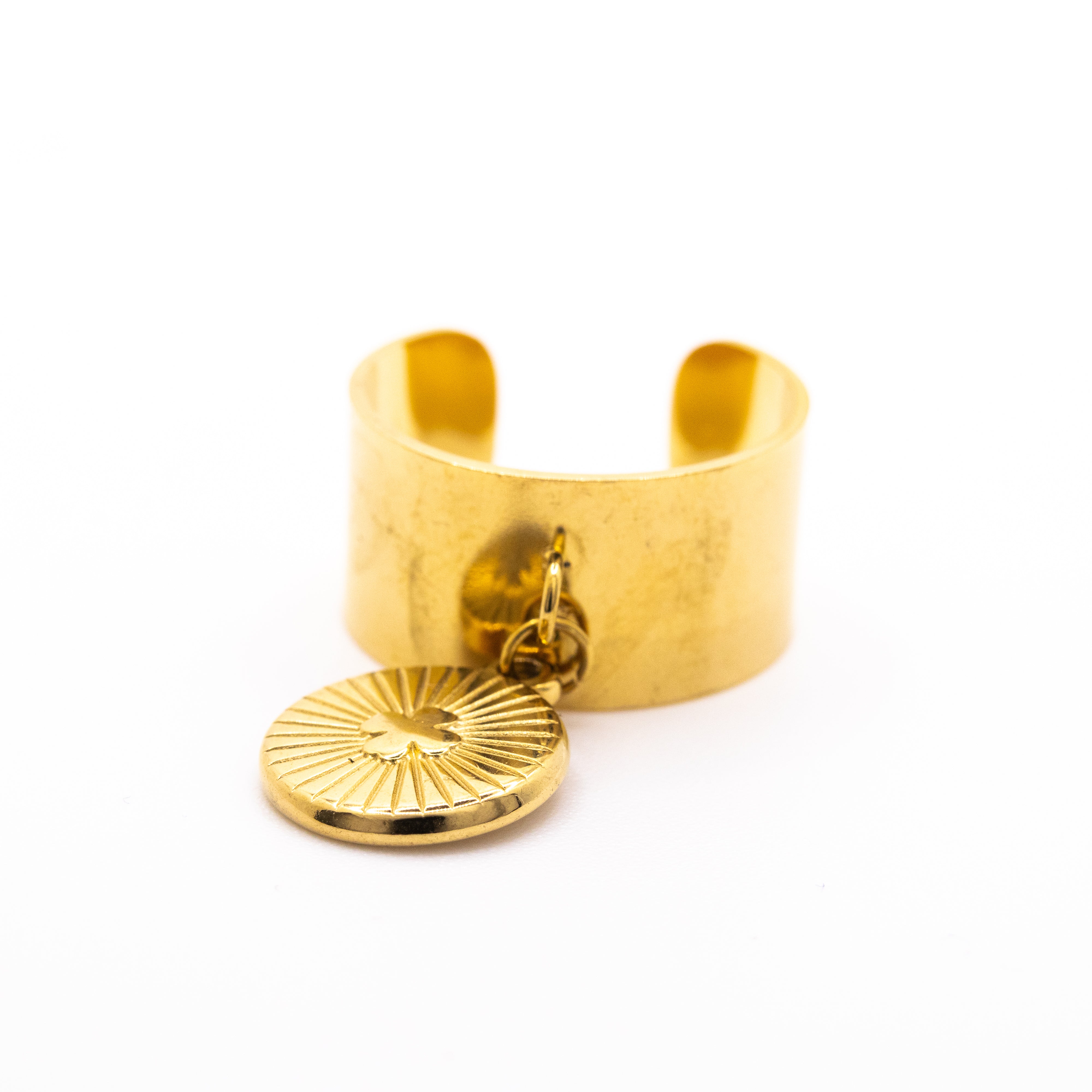 Bague Ajustable Bratz – Acier inoxydable doré - Mineky Paris