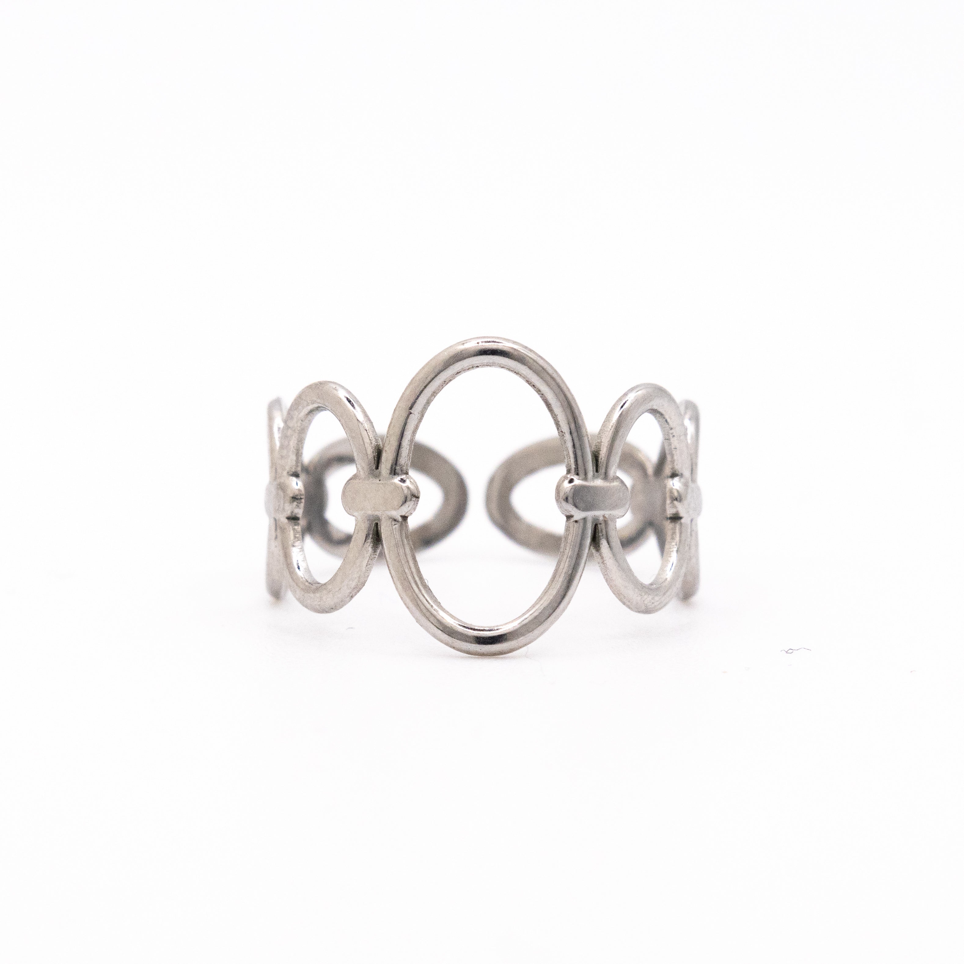 Bague Ajustable Eline  – Acier inoxydable doré et argenté - Mineky Paris