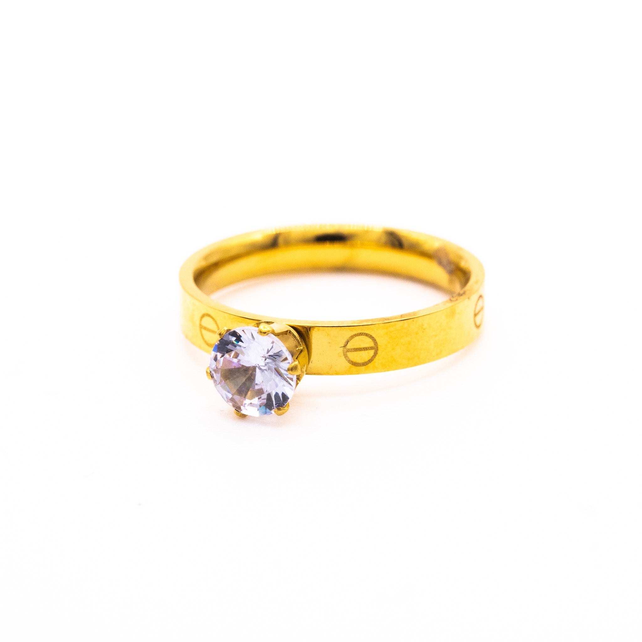 Bague Elsa  – Acier inoxydable doré - Mineky Paris