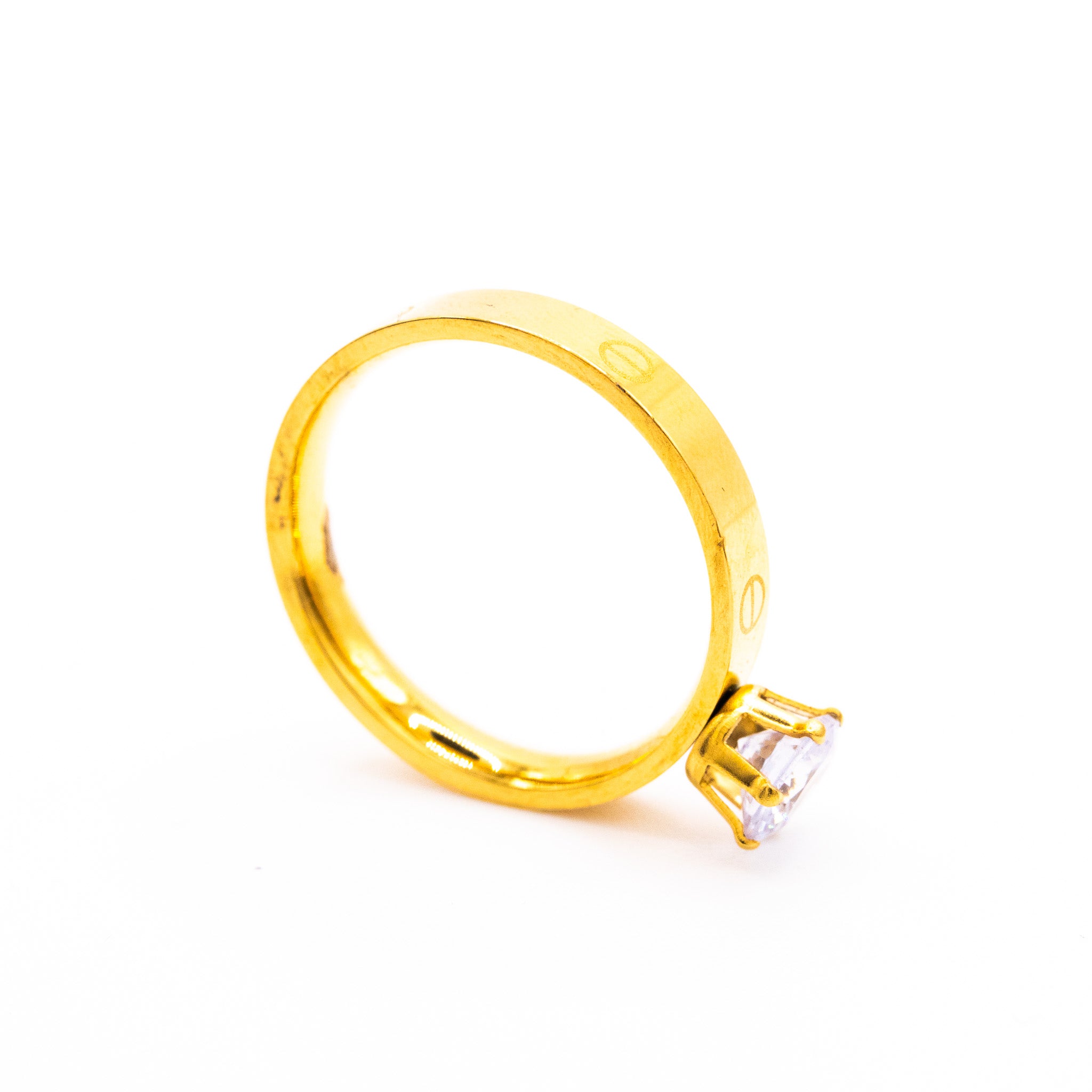 Bague Elsa  – Acier inoxydable doré - Mineky Paris