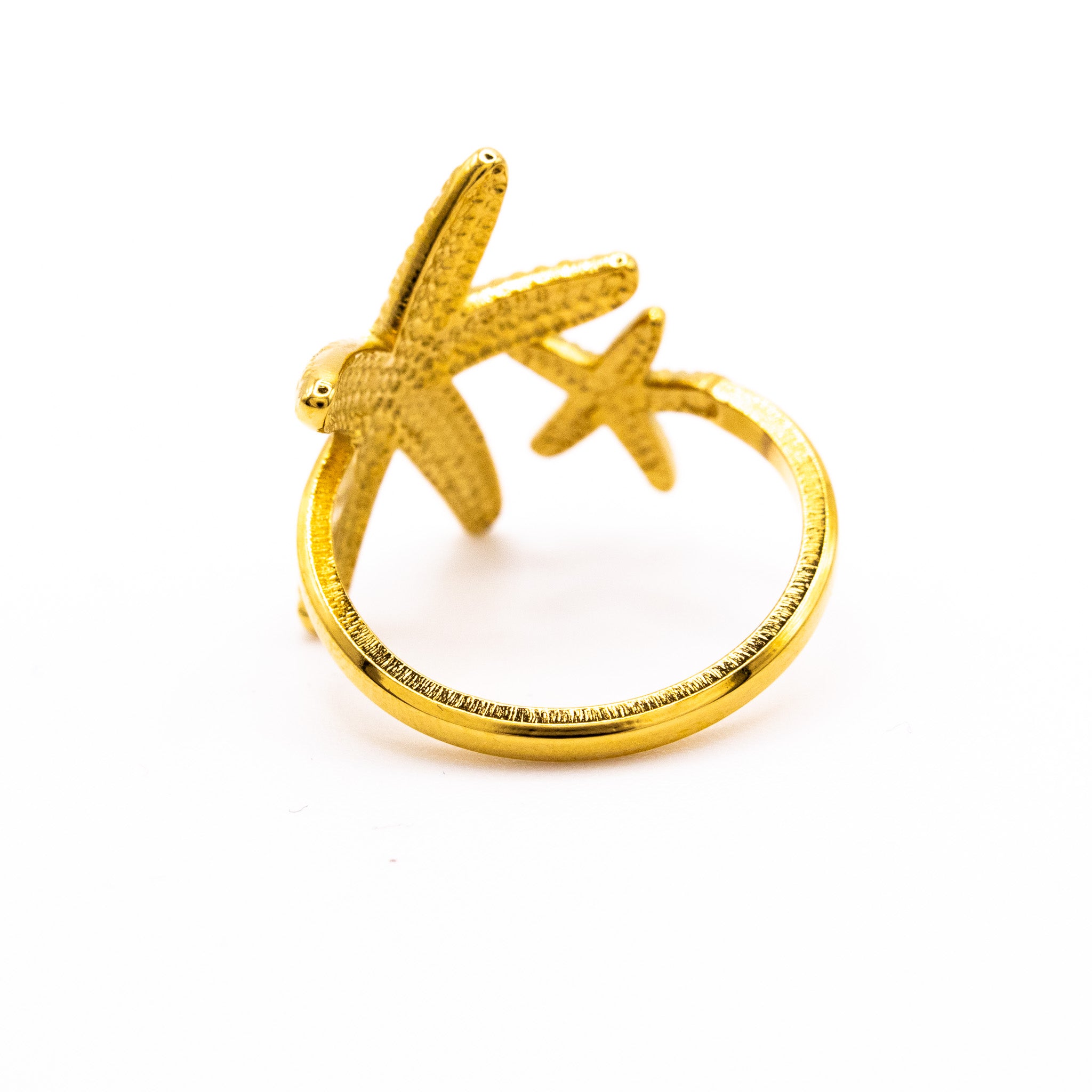 Bague Ajustable Stere  – Acier inoxydable doré et argenté - Mineky Paris