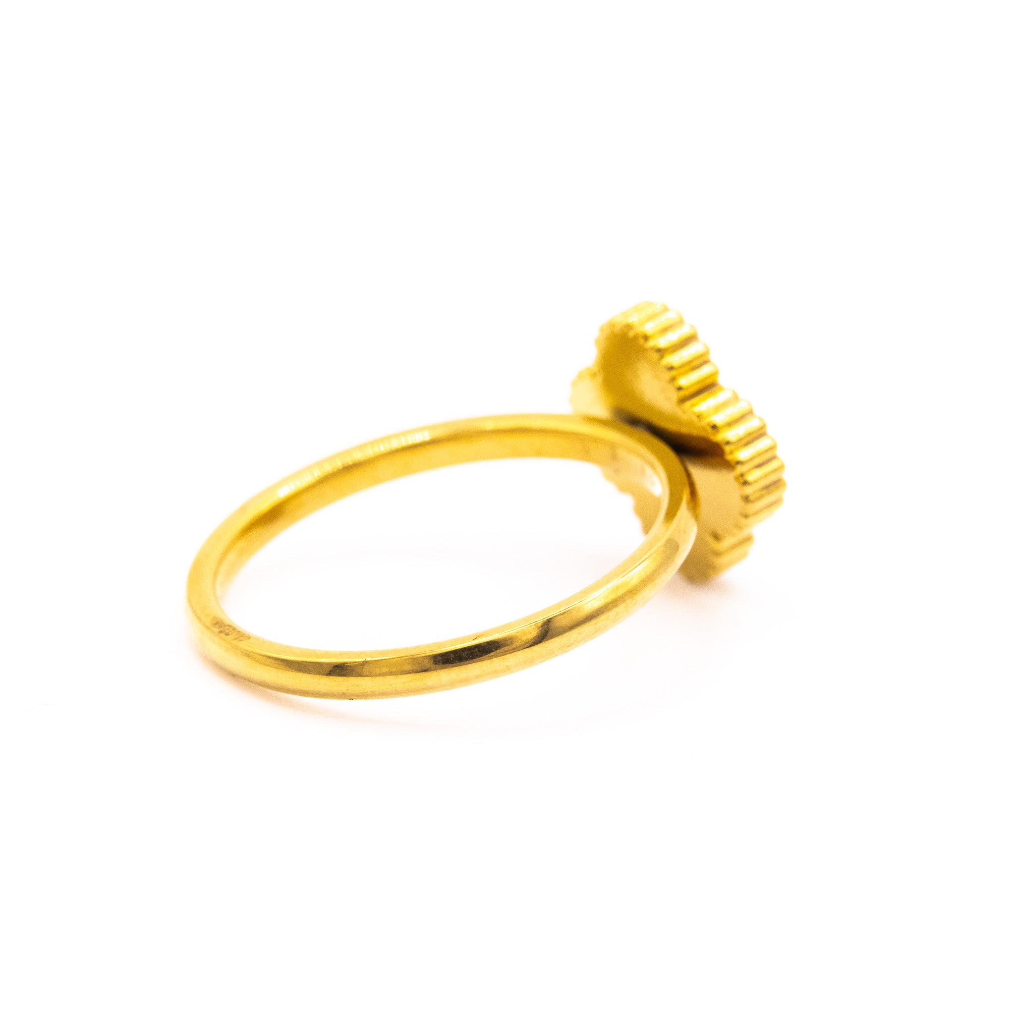 Bague Lee – Acier inoxydable doré - Mineky Paris