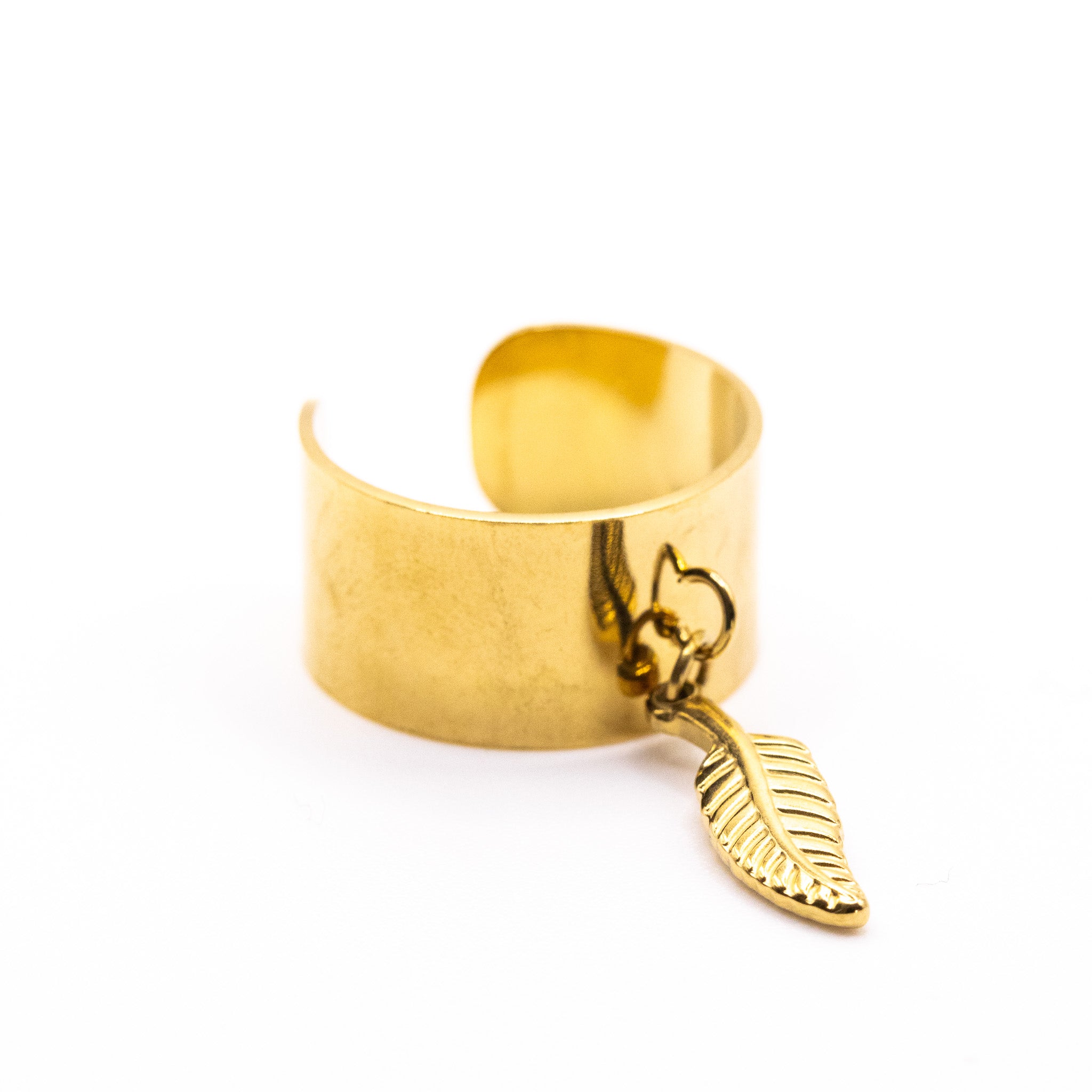 Bague Ajustable Bratz – Acier inoxydable doré - Mineky Paris