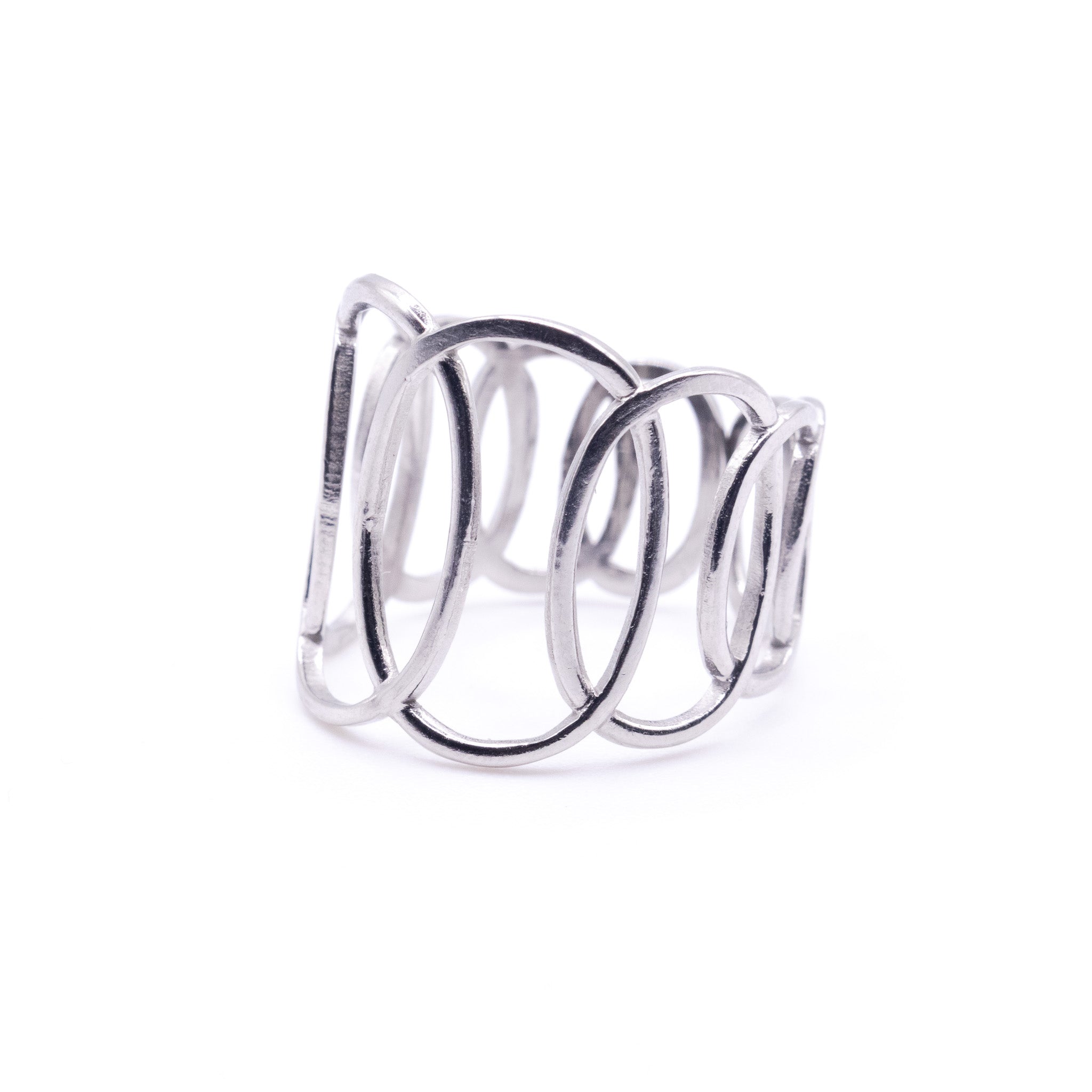 Bague Ajustable Stone – Acier inoxydable doré - Mineky Paris