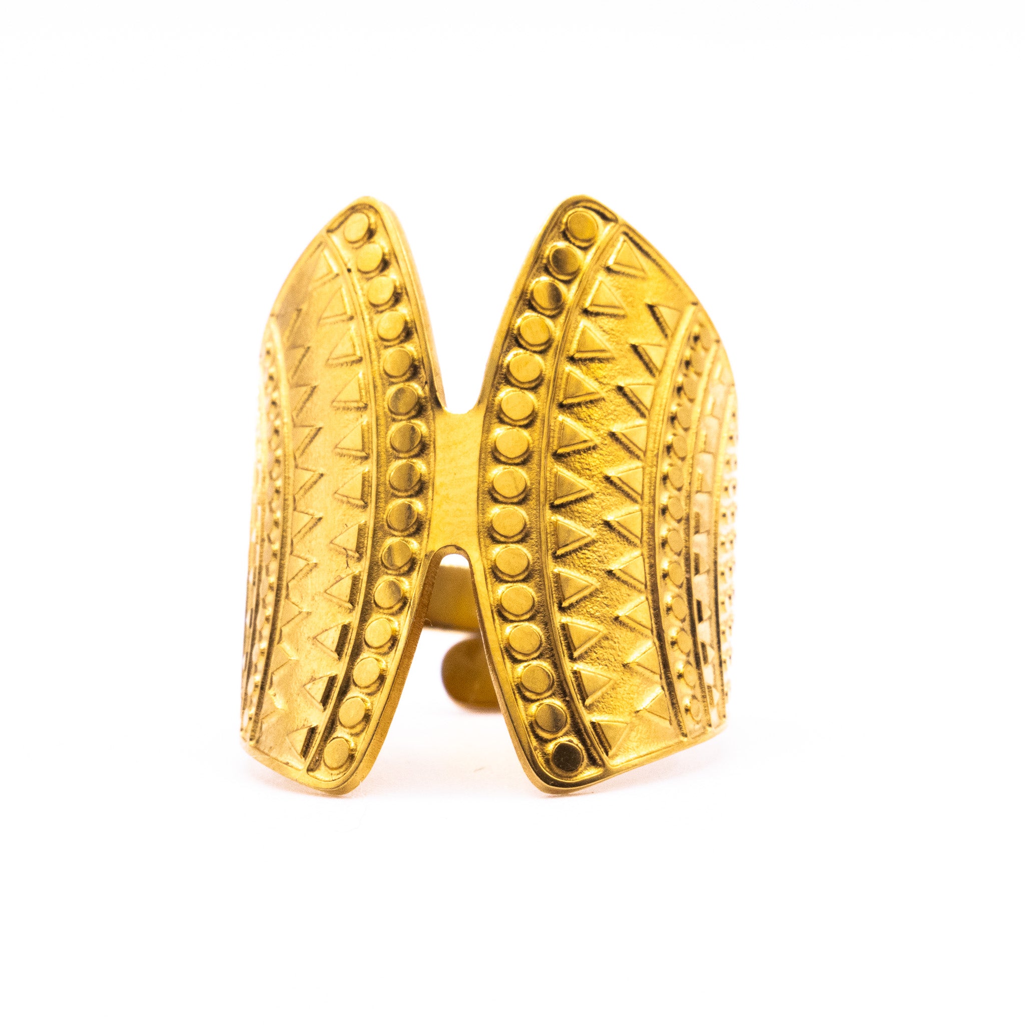 Bague Ajustable Carmen – Acier inoxydable doré et argenté - Mineky Paris