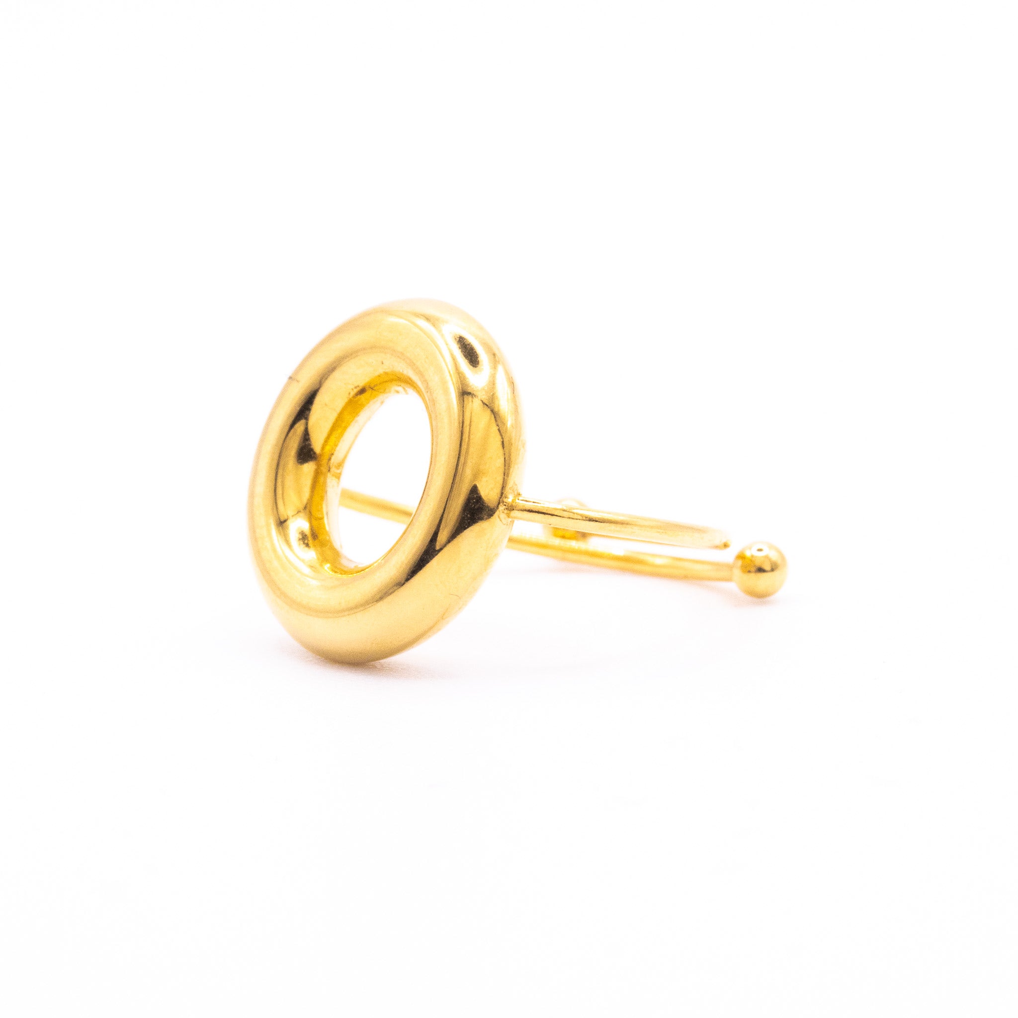 Bague Ajustable Linaye – Acier inoxydable doré et argenté - Mineky Paris