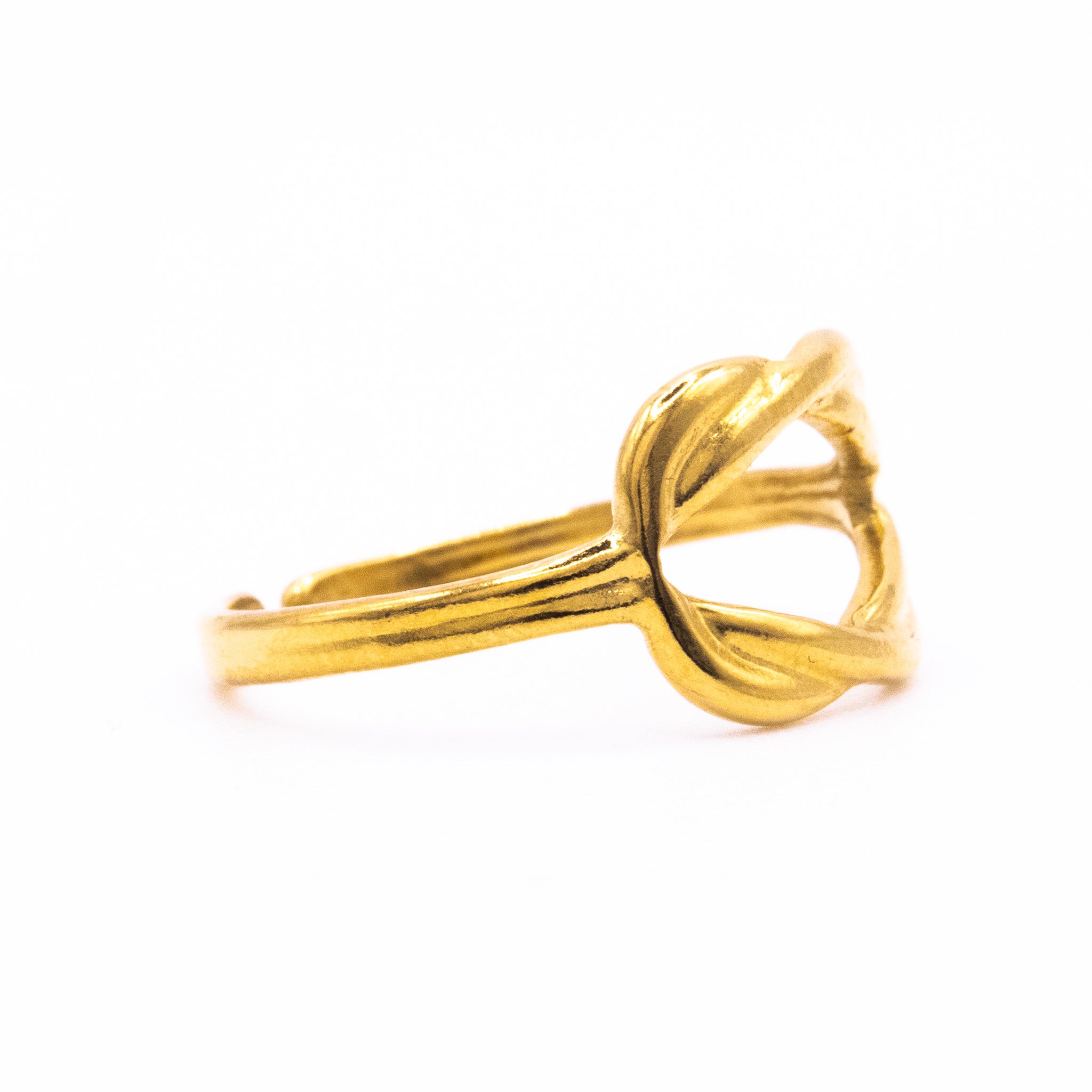 Bague Ajustable Amina - Acier inoxydable doré - Mineky Paris