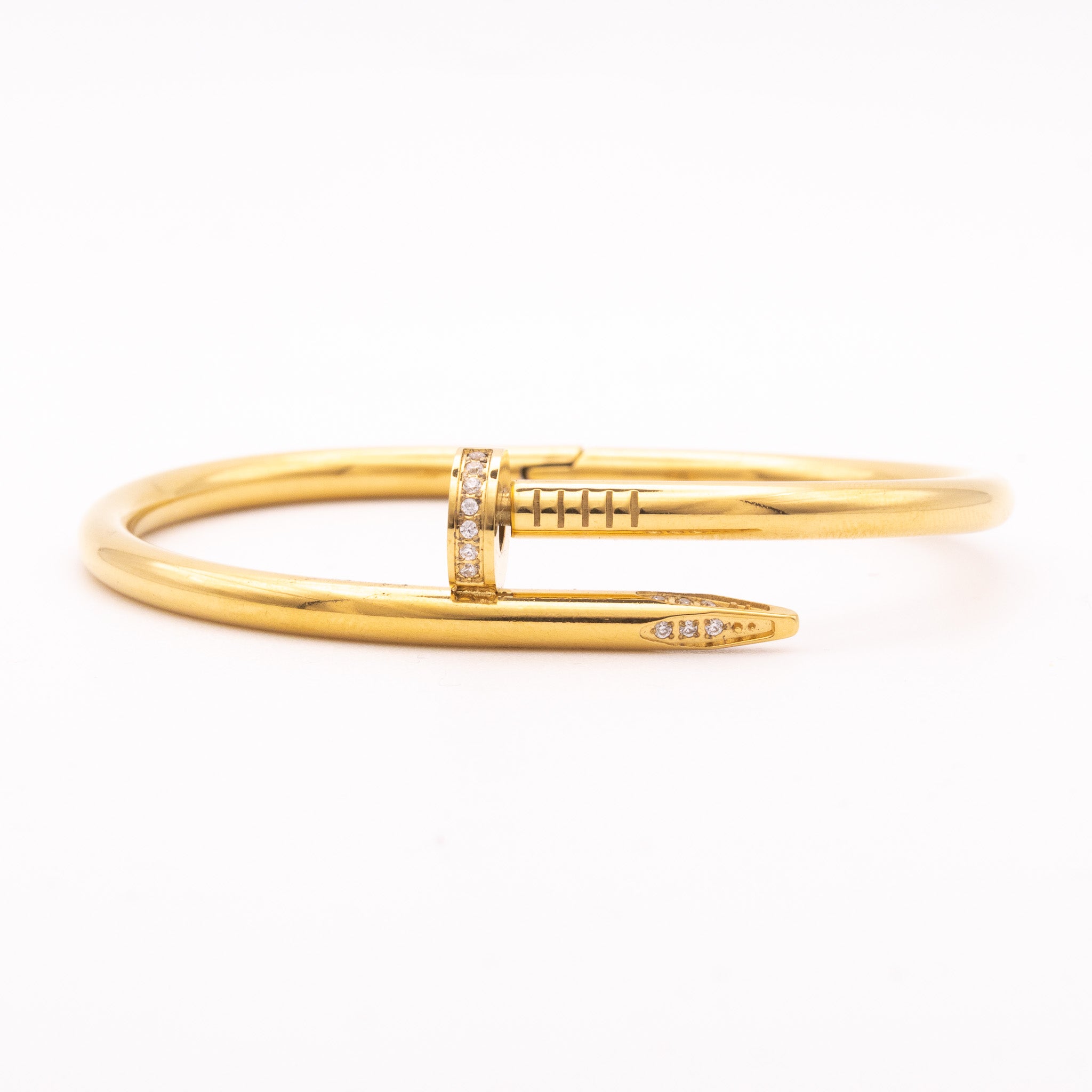 Bracelet Teliane – clou pavé contemporain - Mineky Paris