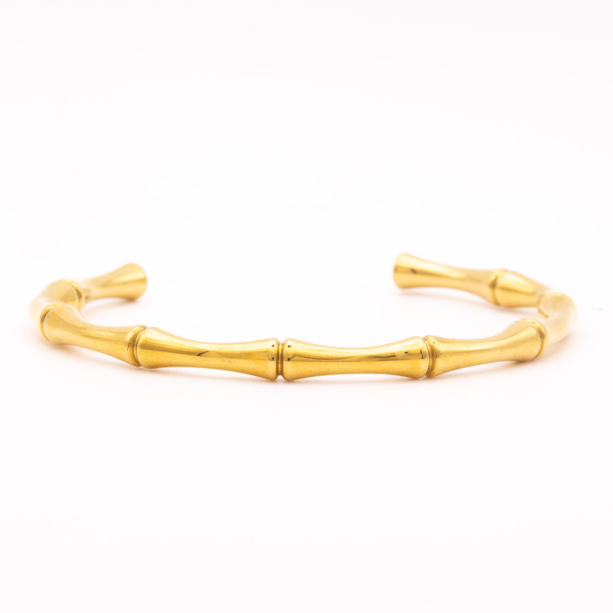 Bracelet Bamby – tiges de bambou doré - Mineky Paris