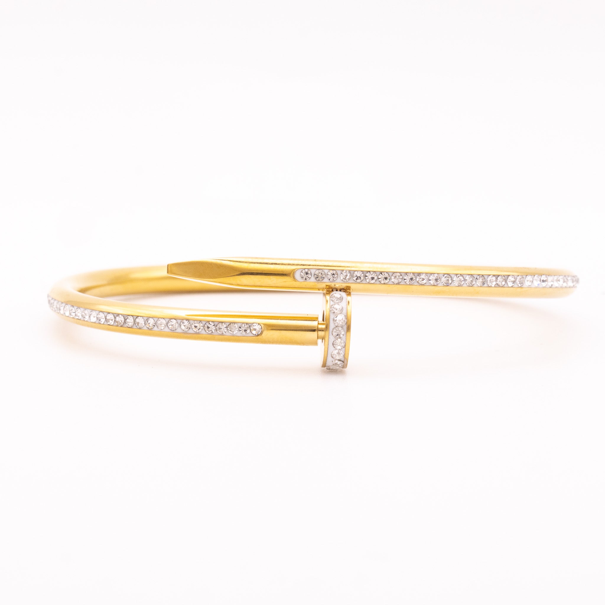 Bracelet Teliane – clou pavé contemporain - Mineky Paris
