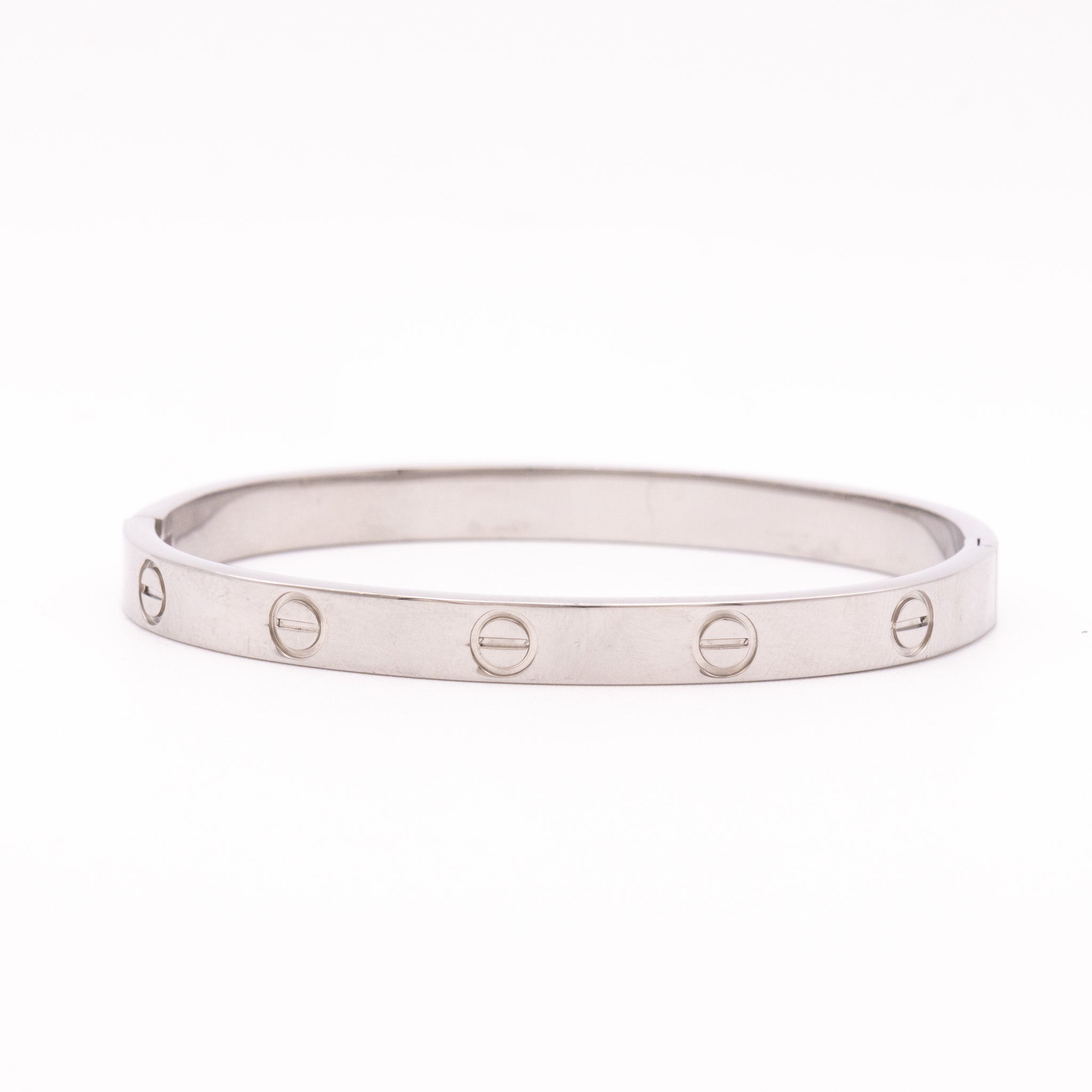 Bracelet Elena – jonc rivets acier - Mineky Paris