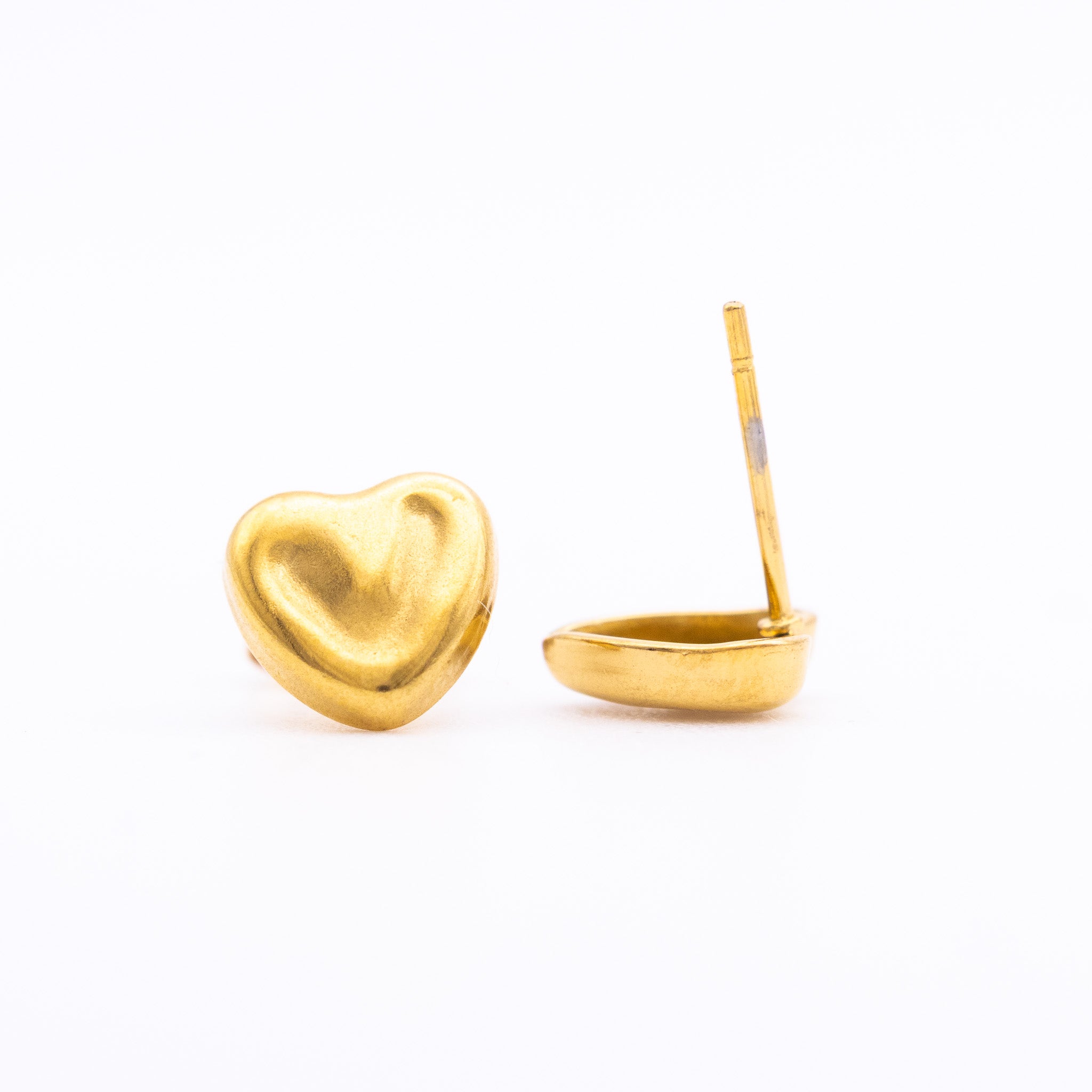 Boucles d’oreilles Morgane – mini cœurs organiques - Mineky Paris