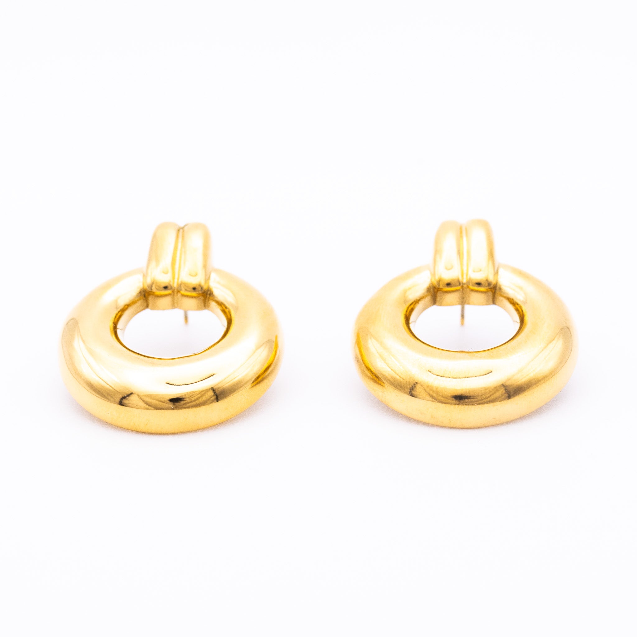 Boucles d’oreilles Savana – créoles donuts sculpturales - Mineky Paris