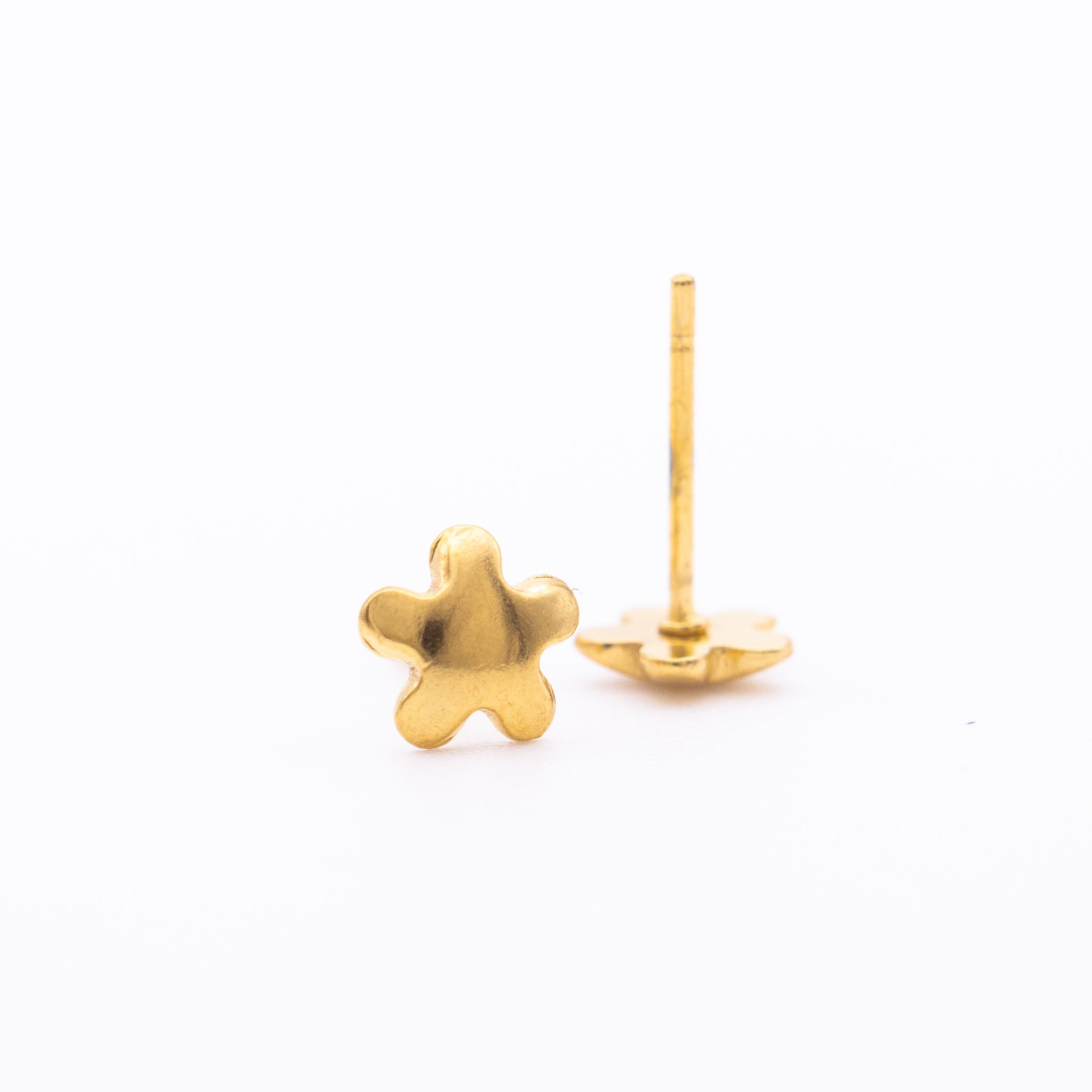 Boucles d’oreilles Aline – mini pétales organiques - Mineky Paris