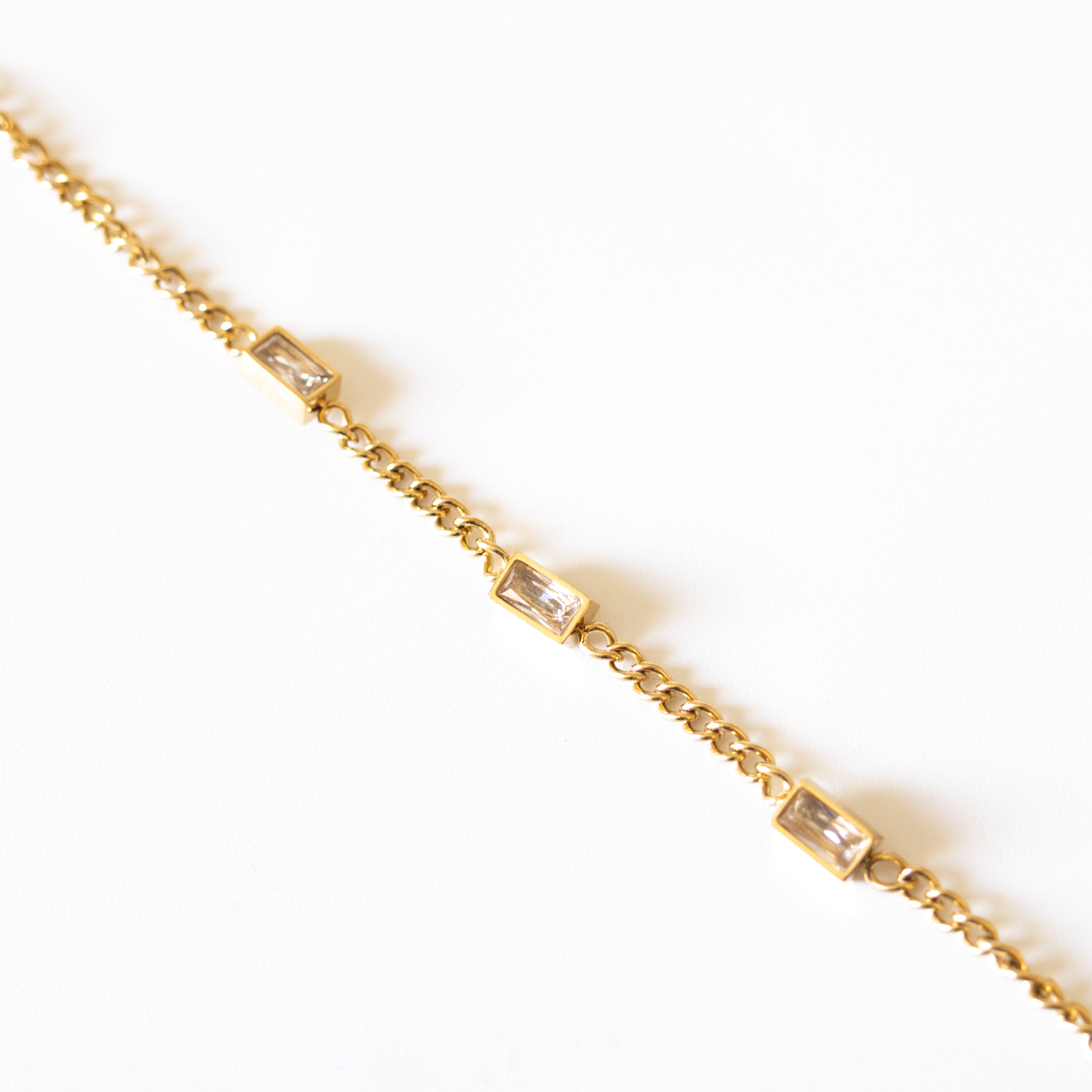 Bracelet Dionne – pierres baguette - Mineky Paris