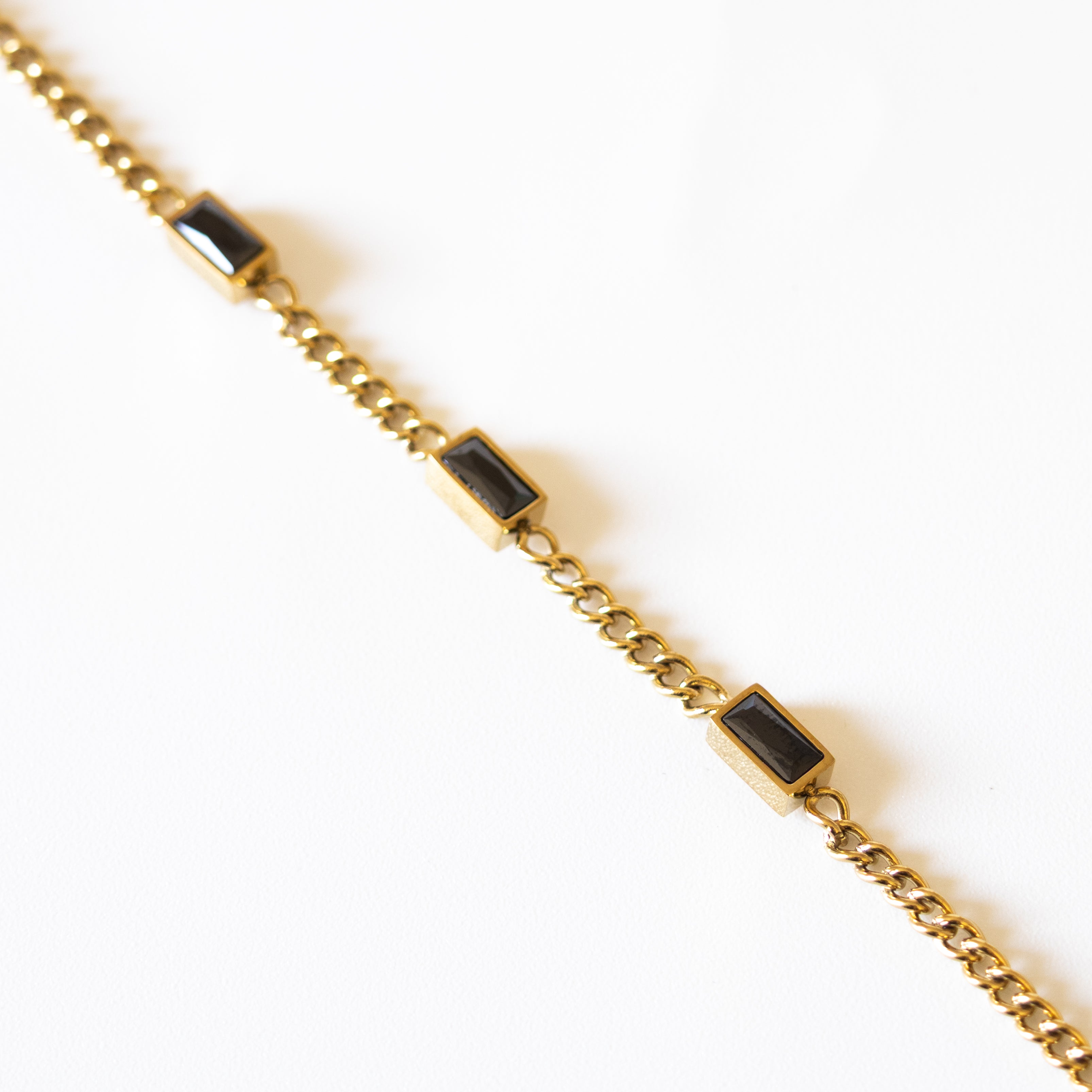 Bracelet Dionne – pierres baguette - Mineky Paris