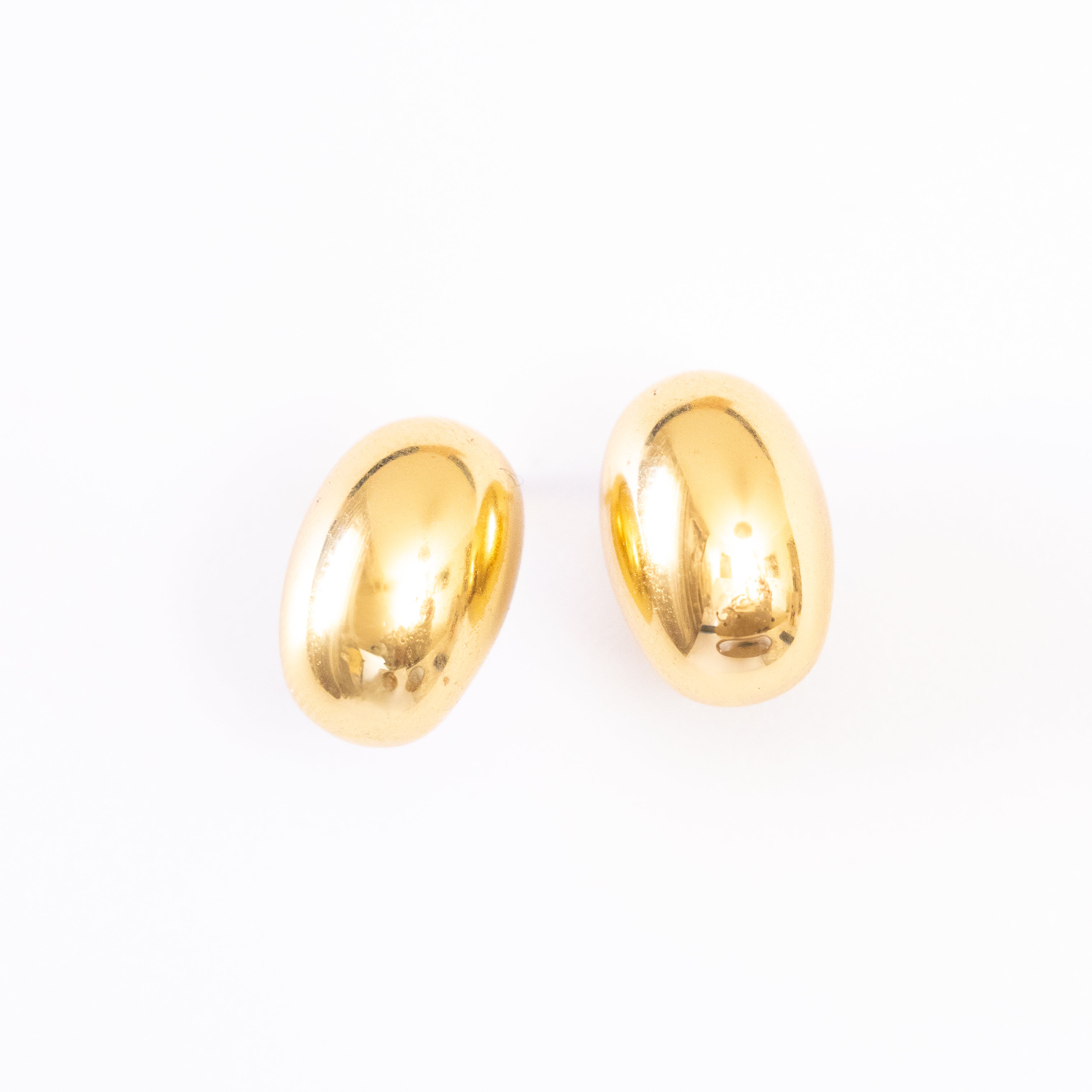 Boucles d’oreilles Steffy – boules galet doré - Mineky Paris
