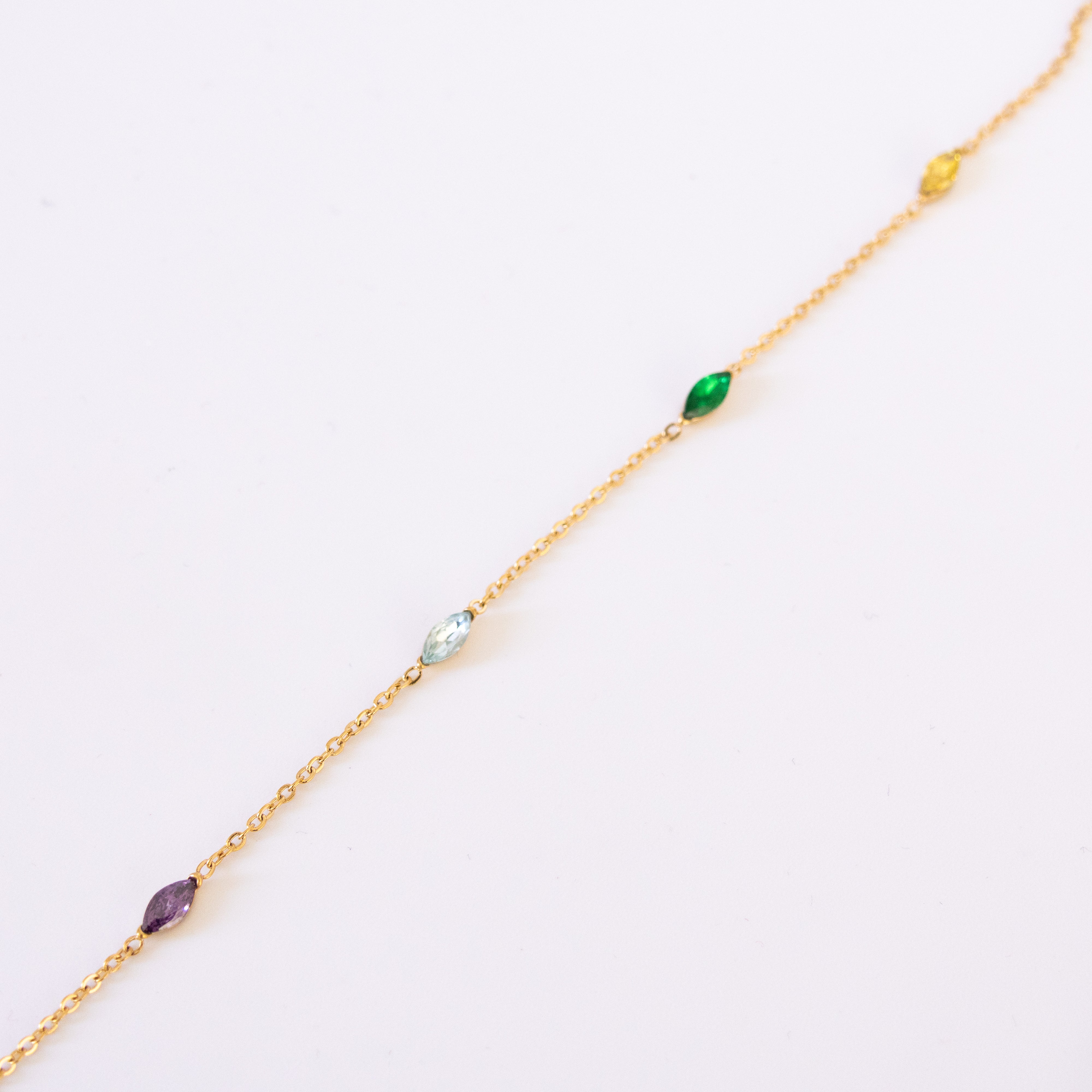 Bracelet Jemima – zircons navette - Mineky Paris