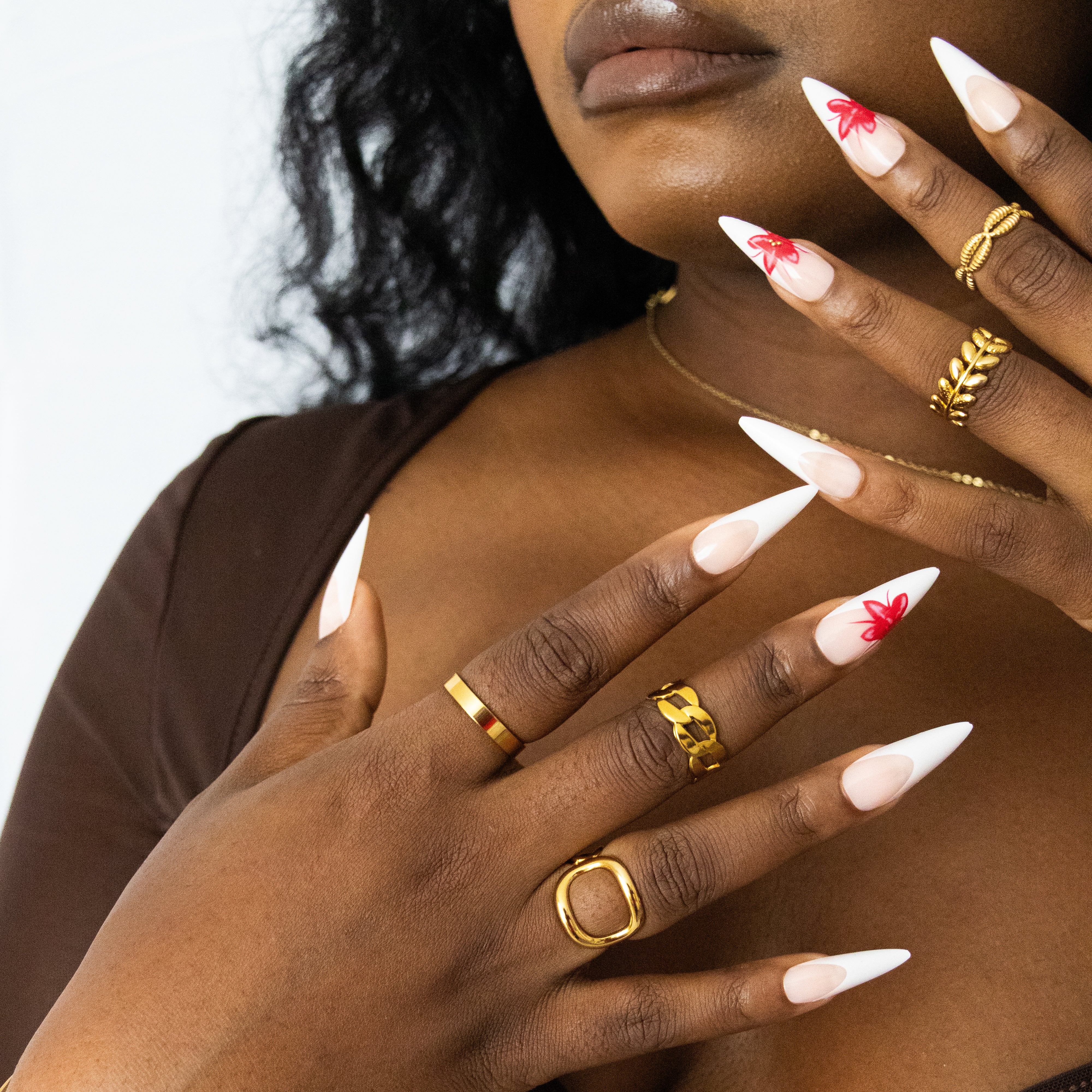 Bague Ajustable Ling – Acier inoxydable doré - Mineky Paris