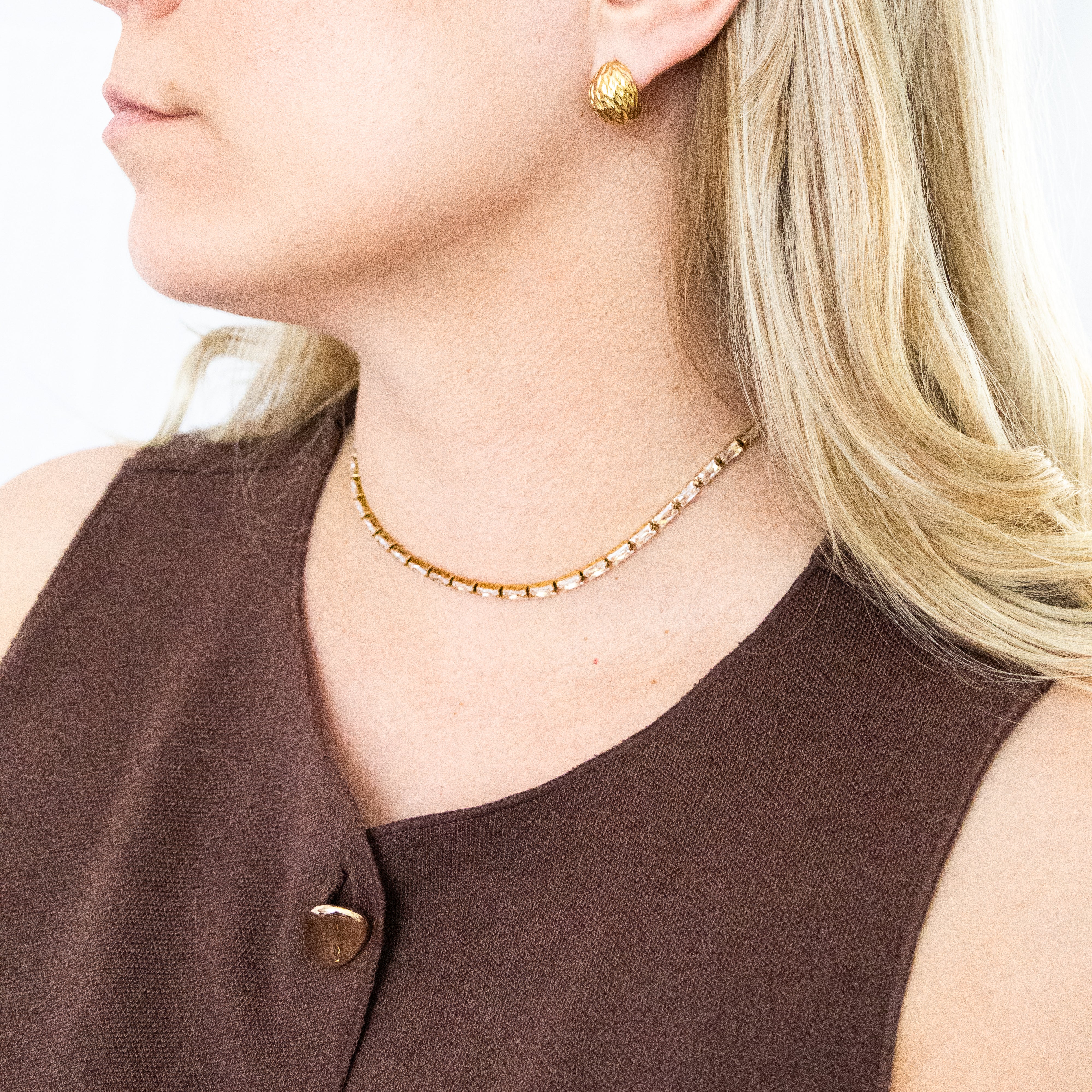 Boucles d’oreilles Isodora – mini croissants martelés dorés - Mineky Paris