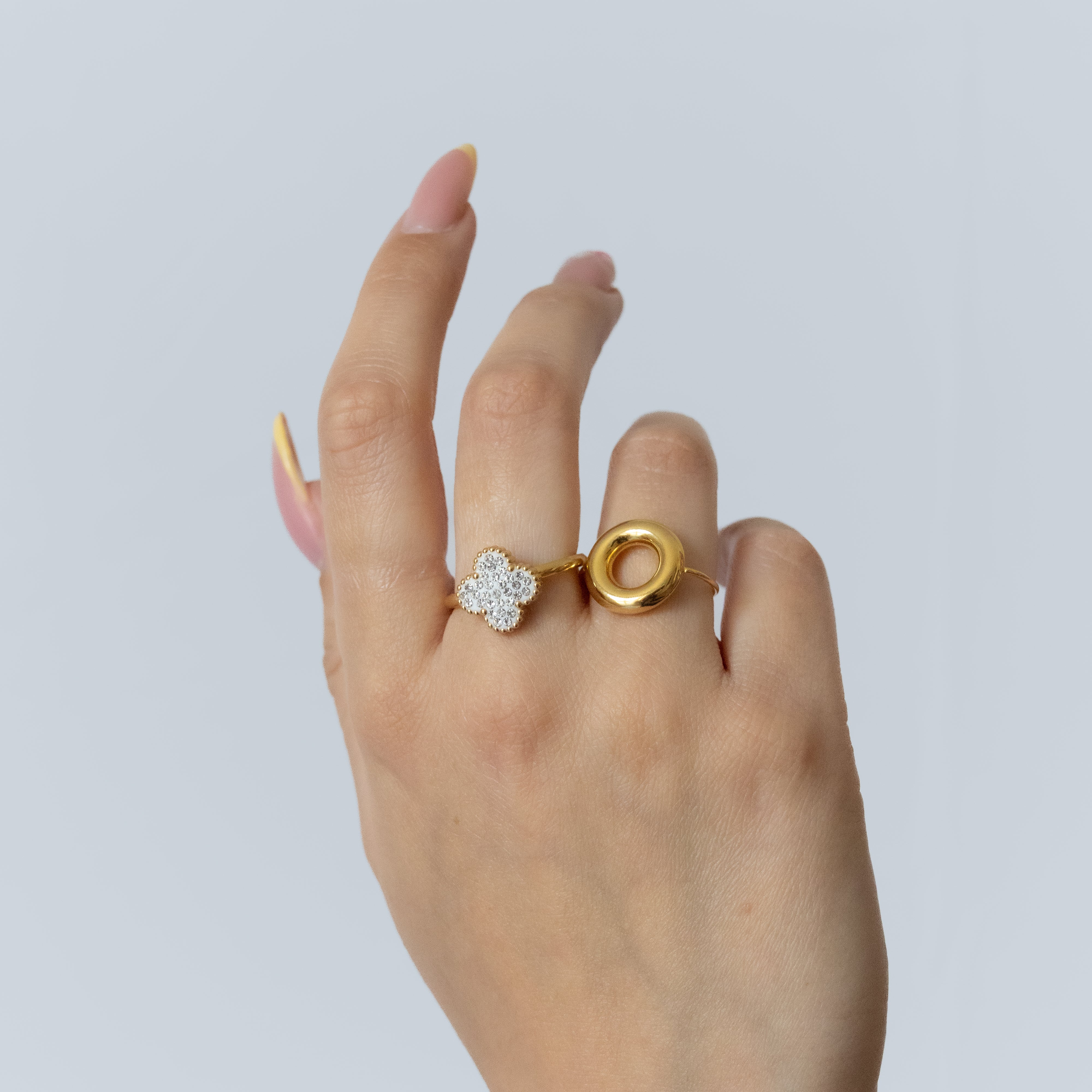 Bague Lee – Acier inoxydable doré - Mineky Paris