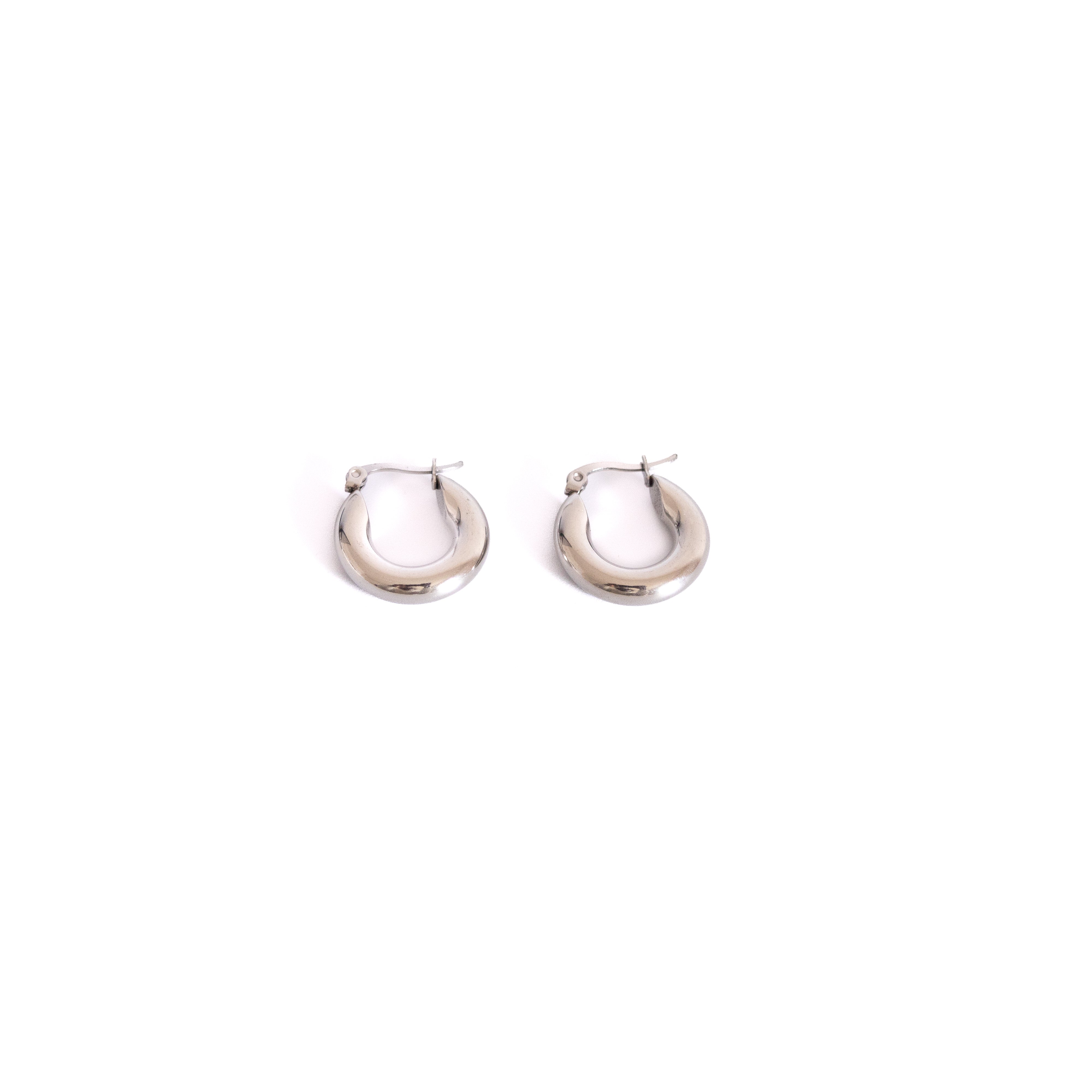 Boucles d’oreilles Lana – mini créoles bombées - Mineky Paris