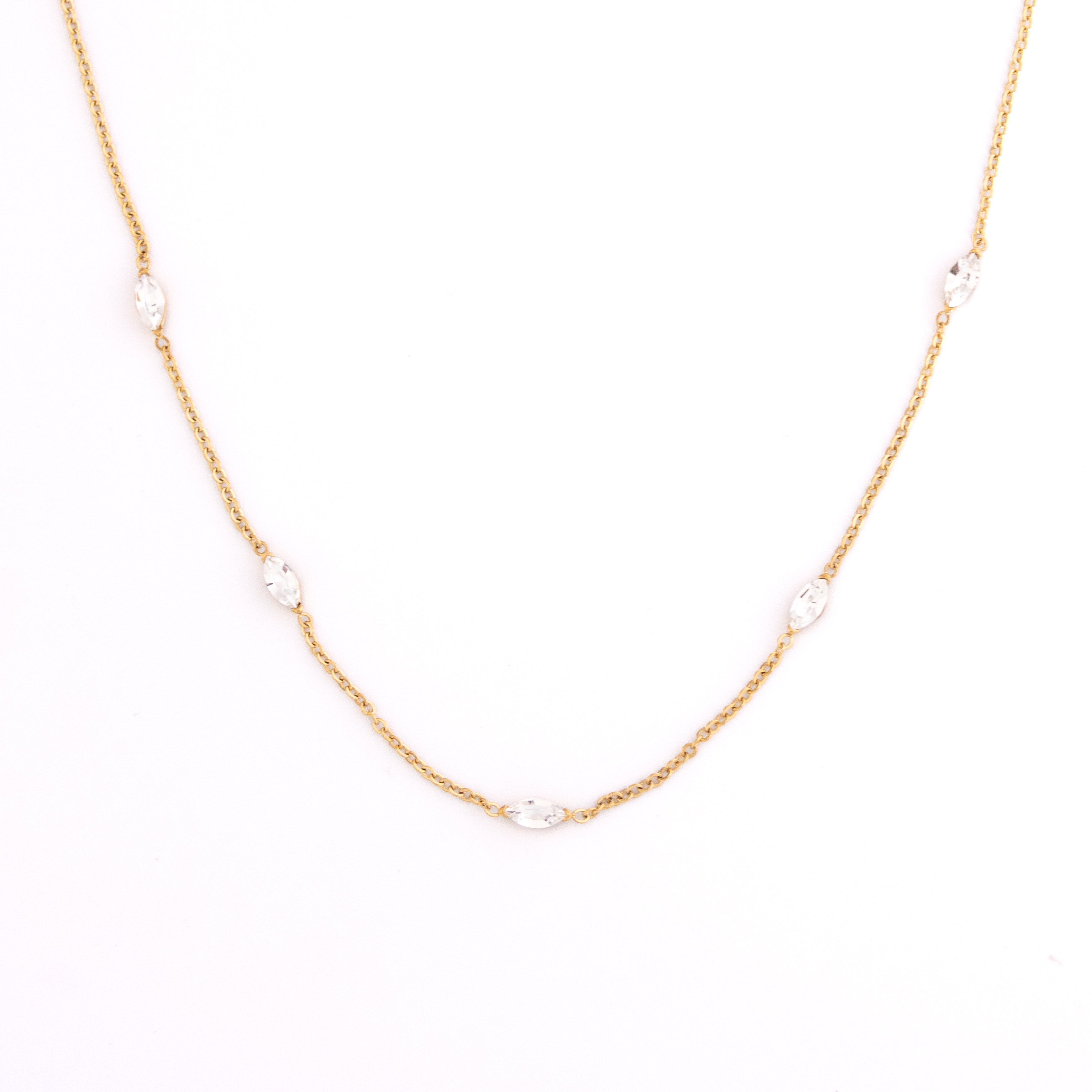 Collier Palipa – éclats marquise scintillants - Mineky Paris