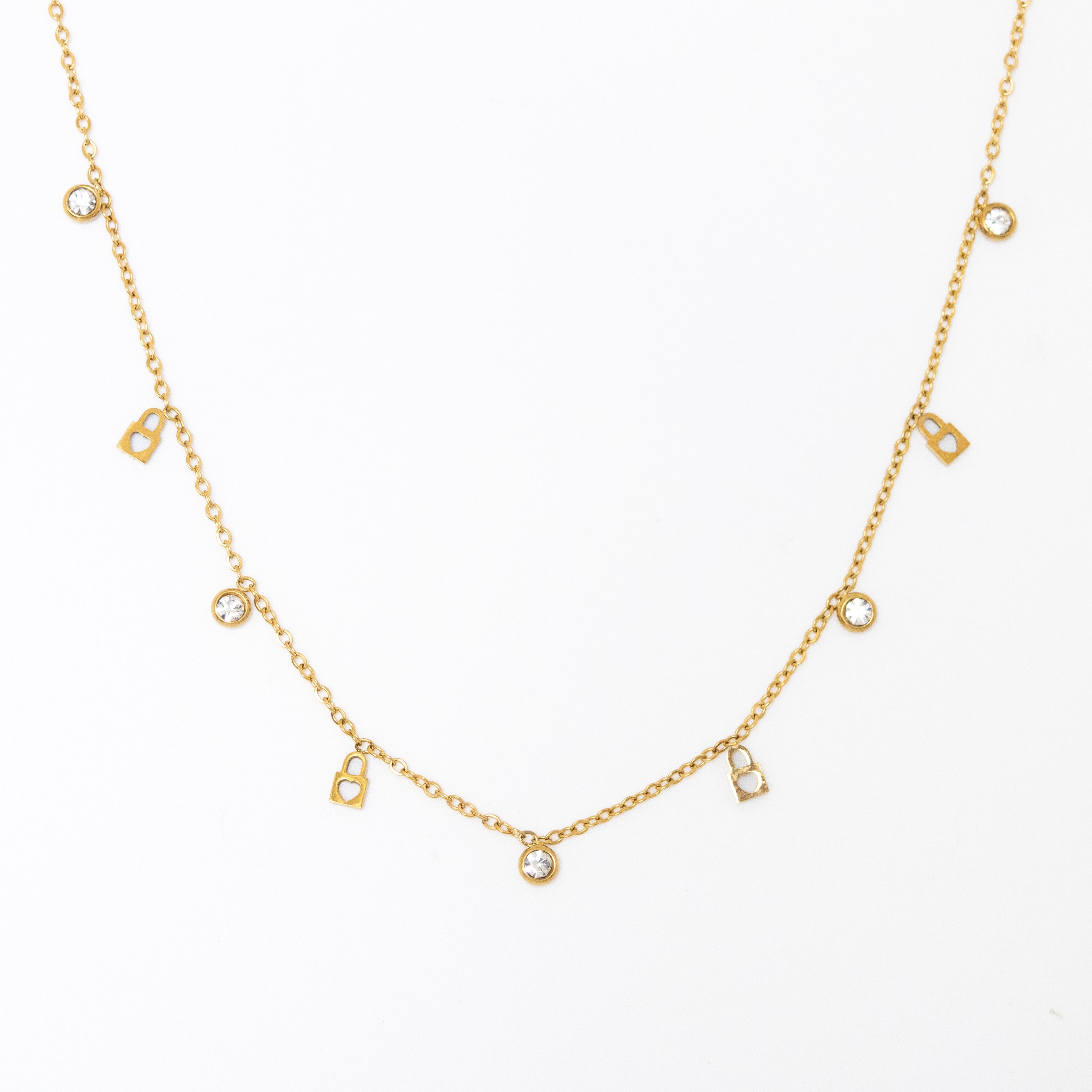 Collier Celia – Chaîne dorée & breloques musicales - Mineky Paris