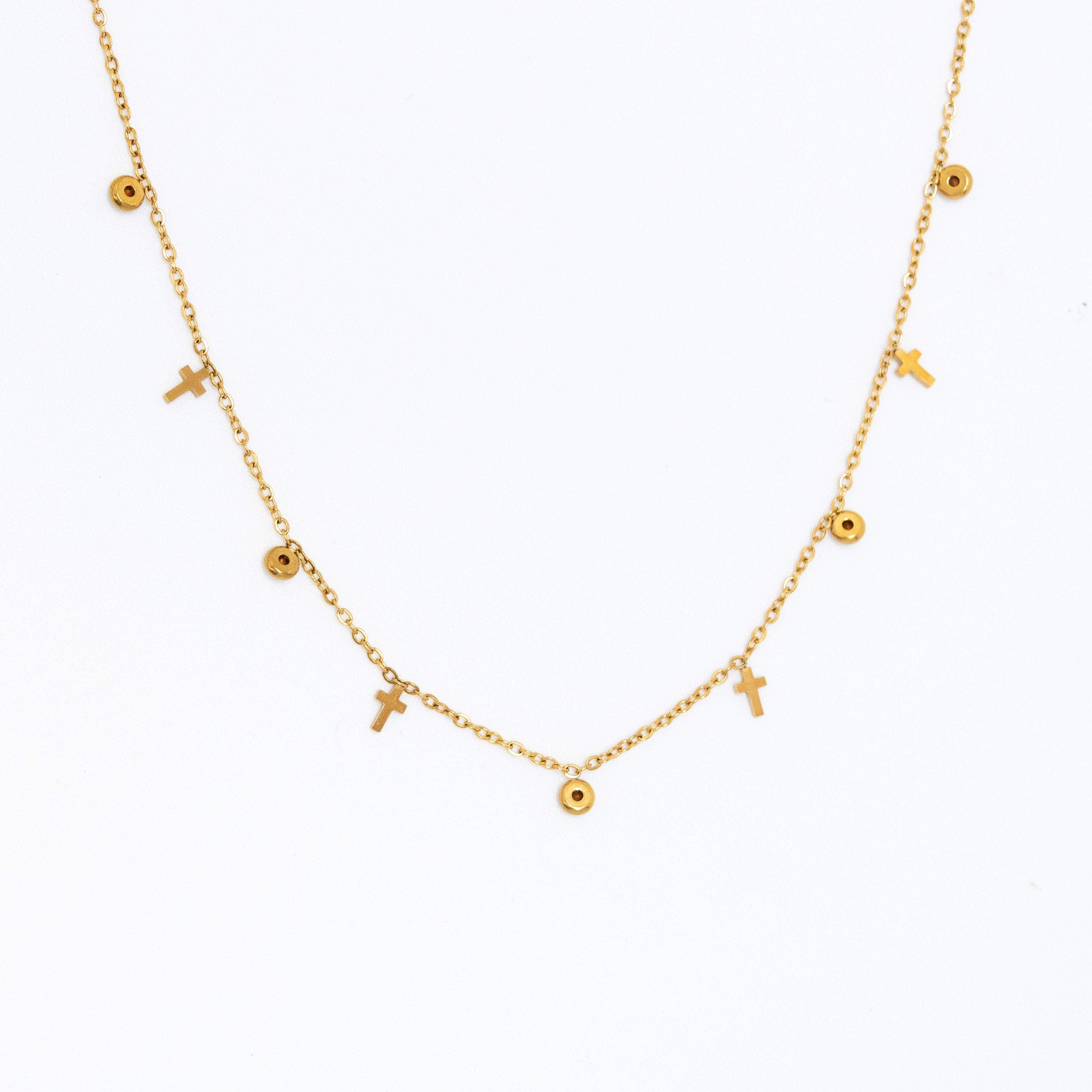 Collier Celia – Chaîne dorée & breloques musicales - Mineky Paris